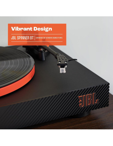 Tocadiscos Bluetooth JBL Spinner BT con AptX-HD - Negro