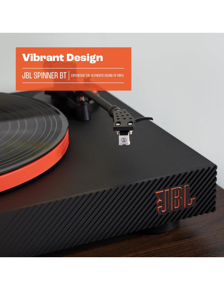 Tocadiscos Bluetooth JBL Spinner BT con AptX-HD - Negro