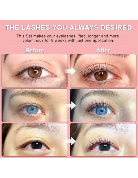 Kit de Elevación de Pestañas Luxe Cosmetics - 3 Aplicaciones