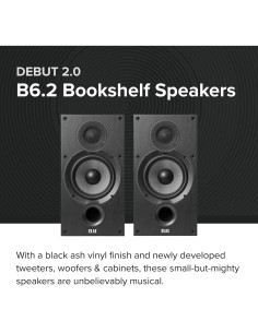 Altavoces de Estantería ELAC Debut 2.0 B6.2 - 6.5" Woofer 2