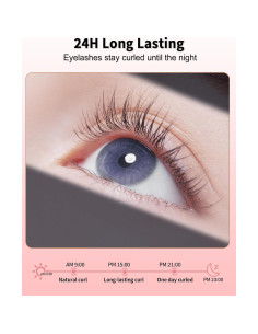 Rizador de Pestañas Eléctrico BeautyCurls Rosa 3 Temperaturas 2