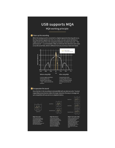 Decodificador de Audio S.M.S.L SU-1 MQA 768kHz/32Bit DSD512
