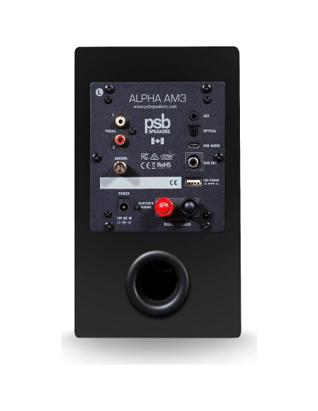 Altavoces Compactos Alimentados PSB Alpha AM3 - 35W - Negro