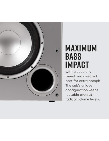 Subwoofer Potenciado Polk Audio PSW10 10" 100W para Teatro en Casa