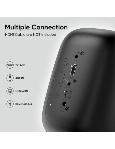 Altavoces de Estantería Bluetooth Saiyin DS6701DB3 40W 3"