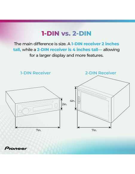 Receptor de Auto Pioneer SPH-10BT Bluetooth 50W 1-Din