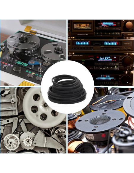 20 Correas de Reemplazo para Tocadiscos Classicseali 40-65mm