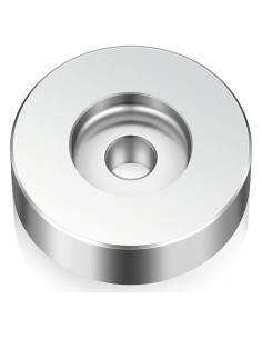 Adaptador de disco 45 RPM Frienda Aluminio Plata 7"