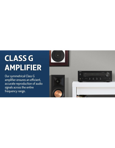 Receptor Estéreo Onkyo TX-8470 2 Canales Wi-Fi Bluetooth Phono