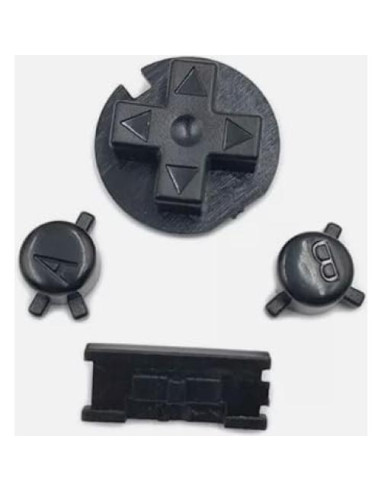 Juego de Botones de Encendido y Apagado GGZone para Gameboy Color Negro