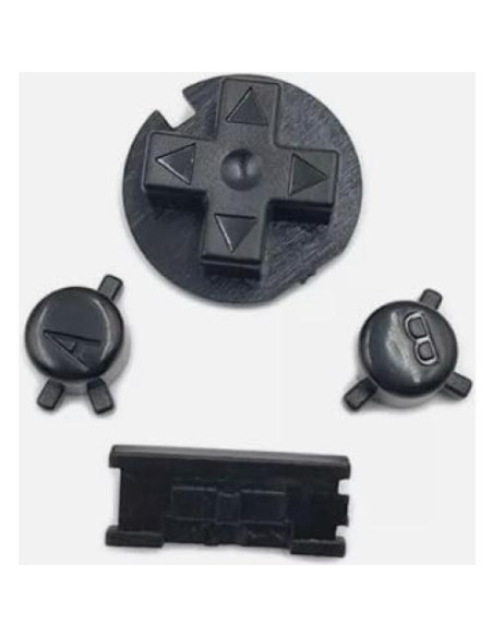 Juego de Botones de Encendido y Apagado GGZone para Gameboy Color Negro