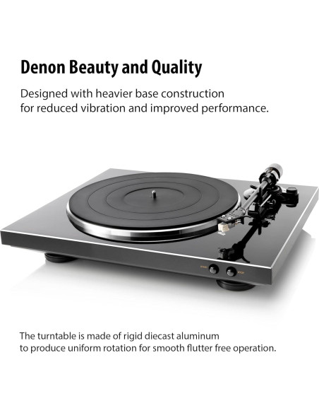 Tocadiscos Analógico Denon DP-300F con Ecualizador Integrado