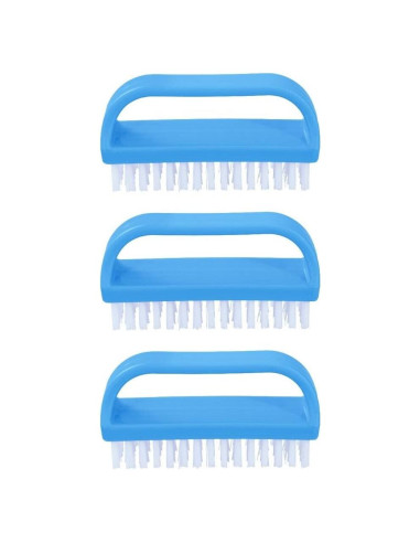Cepillo Limpiador de Uñas Superio - 3 Paquete, Cerdas Duras