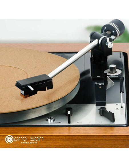 Alfombrilla de tornamesa de corcho PRO SPIN 3mm para vinilos