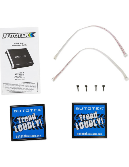 Amplificador de Audio Autotek TA-1255.4 1200W 4 Canales Clase AB