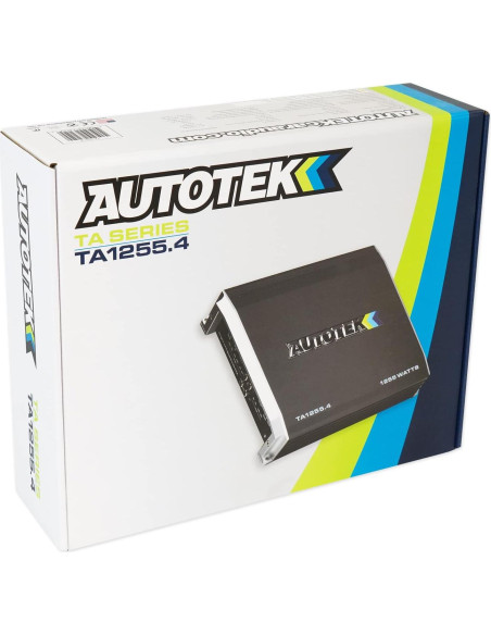Amplificador de Audio Autotek TA-1255.4 1200W 4 Canales Clase AB