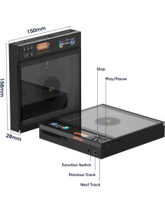Reproductor de CD Portátil SHANLING EC Zero T HiFi DAC R2R 2