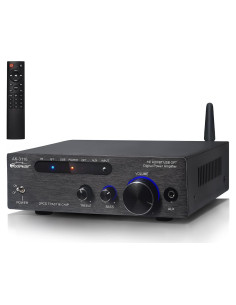 Amplificador Estéreo Woopker AK3116 Bluetooth 5.3 100W x2