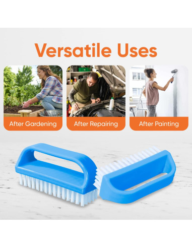 Cepillo Limpiador de Uñas Superio - 3 Paquete, Cerdas Duras