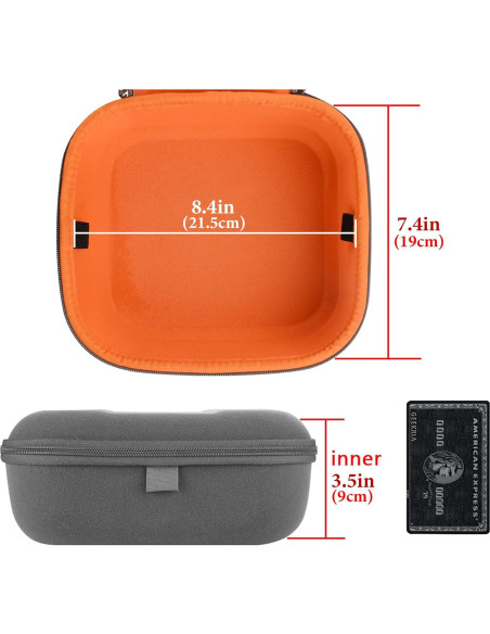 Funda Dura para Auriculares Geekria Shield - Compatible con Audio-Technica y más