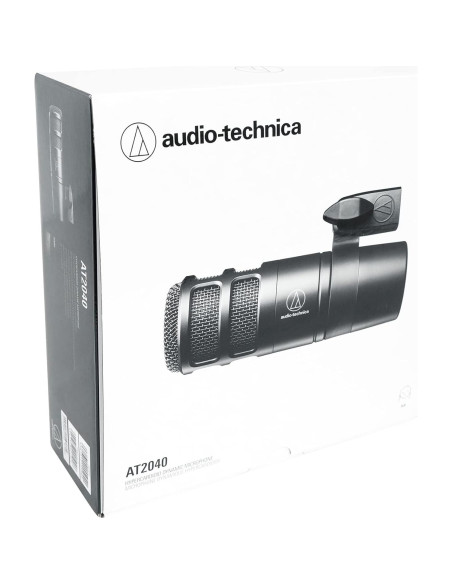 Paquete Micrófono Dinámico AT2040 Audio-Technica + Auriculares Rockville PRO-M50