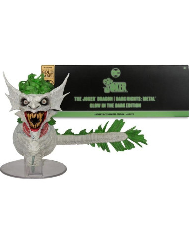 McFarlane Toys Dragón del Joker 17.78 cm Brilla en la Oscuridad