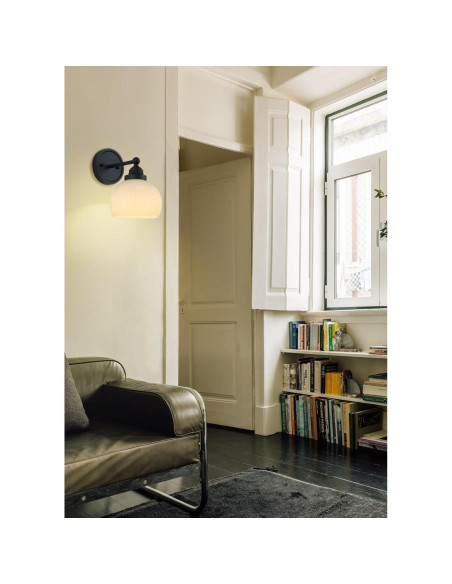 Aplique de Pared Vintage HEQIQEH Recargable con Control Remoto