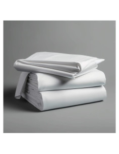 Juego de sábanas Twin XL Lunar Silks 100% rayón bambú blanco