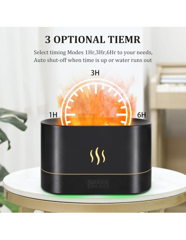 Difusor de Aceites Esenciales PLUWEL 300ml con Luz LED y Control Remoto