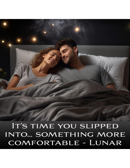 Juego de sábanas Twin XL Lunar Silks 100% rayón bambú blanco