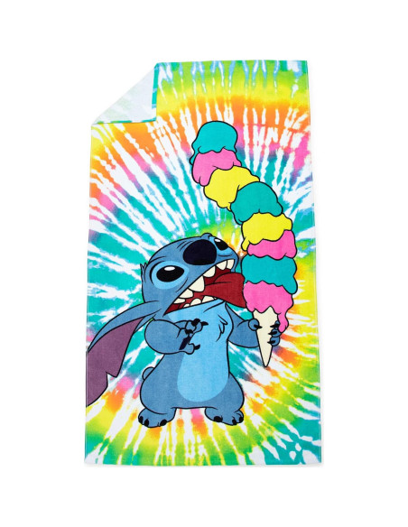 Toalla de Playa Jay Franco Lilo & Stitch 86x162 cm Algodón Suave
