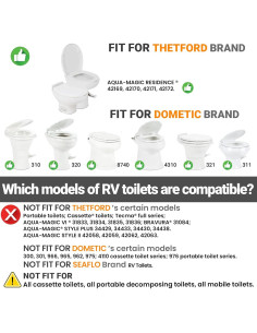 Bidet para Inodoro de RV Terapaton Cromo, Doble Boquilla, No Eléctrico 2