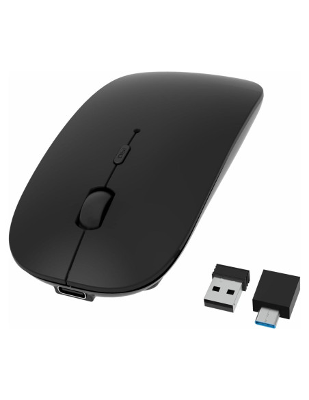 Ratón Inalámbrico Bluetooth Recargable HOTDREAM M03 Negro