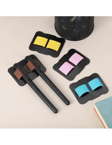 Soporte para Lápices Autoadhesivo PATIKIL - 4 Piezas Azul