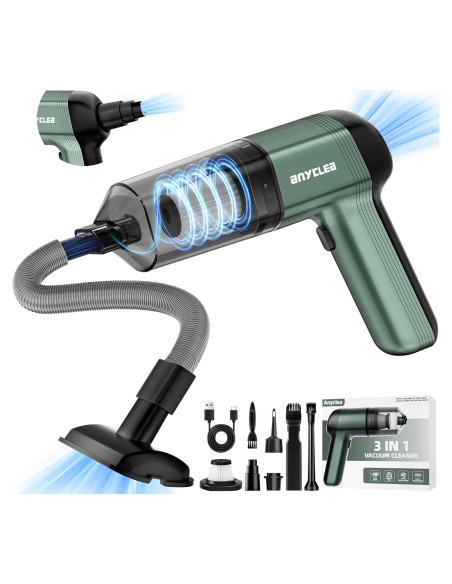 Aspiradora de Coche Inalámbrica Anyclea YBDBS02PROL1 12000PA