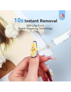 Bolígrafo Removedor de Pegamento para Uñas SAVILAND 10s 2