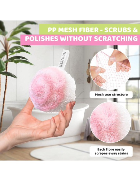 Juego de Cepillos de Limpieza Fieploom 6 Piezas Multiusos