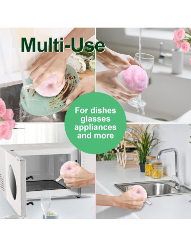 Juego de Cepillos de Limpieza Fieploom 6 Piezas Multiusos