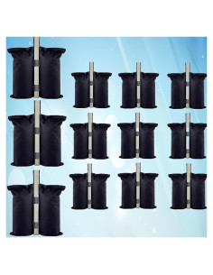 Paquete de 12 bolsas de peso para carpa WPIC - Grande