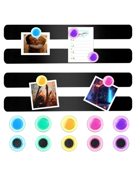 Tiras Magnéticas de Metal LINXIU 26x300mm con Adhesivo