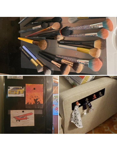 Tiras Magnéticas de Metal LINXIU 26x300mm con Adhesivo