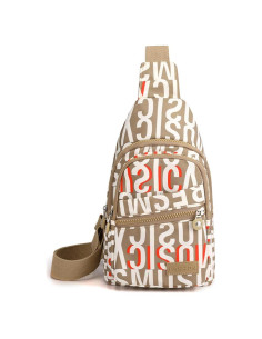 Bolso Cruzado Hiflyer para Mujeres - Resistente al Agua - Caqui