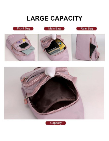 Bolso Cruzado Hiflyer para Mujeres - Resistente al Agua - Caqui