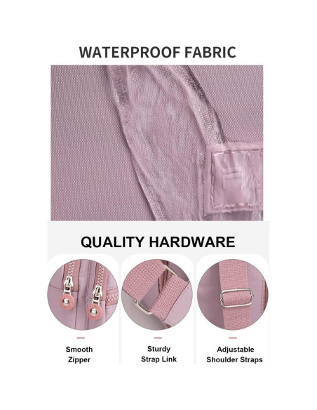 Bolso Cruzado Hiflyer para Mujeres - Resistente al Agua - Caqui