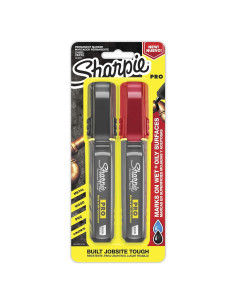 Marcador Permanente Sharpie PRO Mediano Punta Cincel 2 Unidades