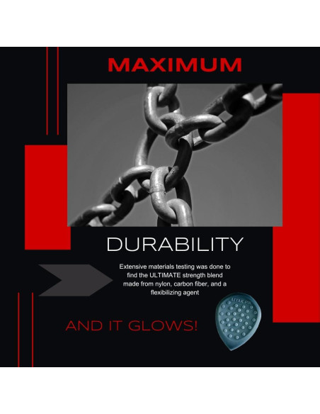 Púas de Guitarra Acoustik Attak STEALTH III - Cobalto, Paquete de 10