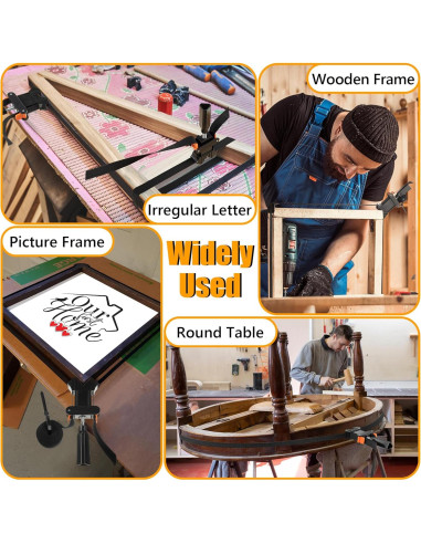 Abrazaderas de Banda Feekoon 2 Paquetes 4m para Carpintería