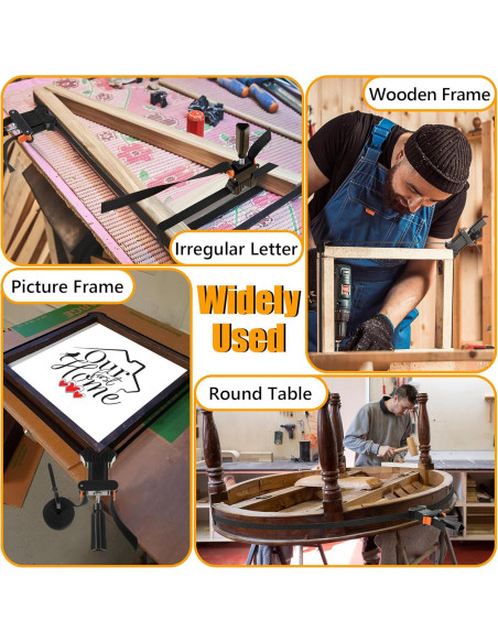 Abrazaderas de Banda Feekoon 2 Paquetes 4m para Carpintería