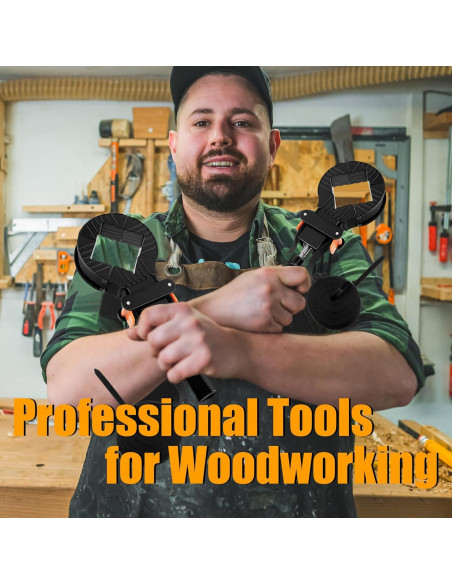 Abrazaderas de Banda Feekoon 2 Paquetes 4m para Carpintería