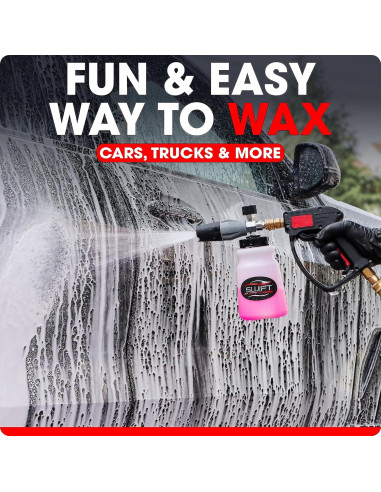 Cera Espumosa Cerámica Sin Contacto Swift 946 ml - Brillo Hidrofóbico